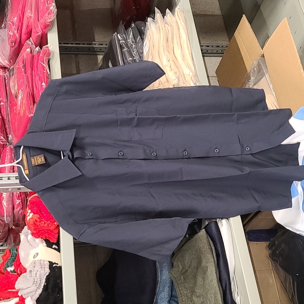 Harriton Blue Men Shirt
